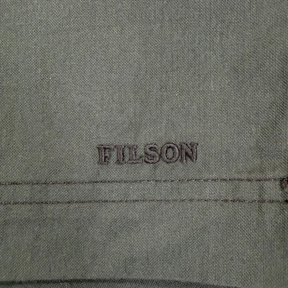 Filson Men's XXL Charcoal Cotton Nylon Outdoor Hiking Shorts Drawstring Fishing